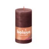 Bolsius Rustiek Stompkaars Donker Rood 130x68 Mm -Bolsius 101 0347 2 1