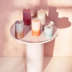 Bolsius Sunset Stompkaars Fading Grijs-goud 130x68 Mm -Bolsius 101 1360 2 1