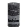 Bolsius Rustiek Stompkaars Antraciet 130x68 Mm -Bolsius 101 3754 2 1