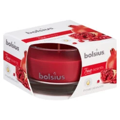Bolsius True Scents Geurkaars In Glasgranaatappel 80x50 Mm