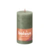 Bolsius Rustiek Stompkaars Olijfgroen 130x68 Mm -Bolsius 101 6656 1 1