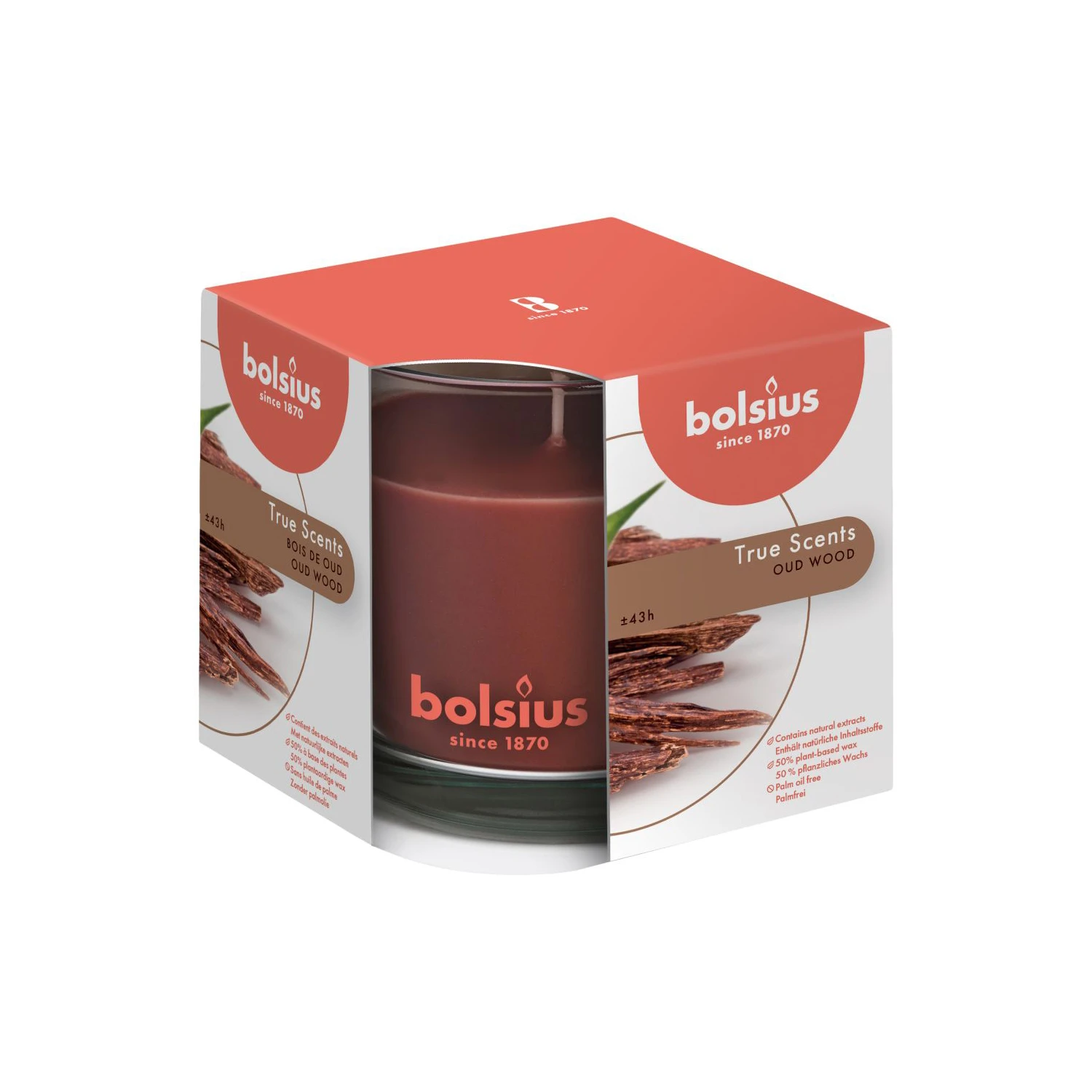 Bolsius True Scents Geurkaars In Glas Oud Wood95x95 Mm 3 Bolsius True Scents Geurkaars In Glas Oud Wood95x95 Mm