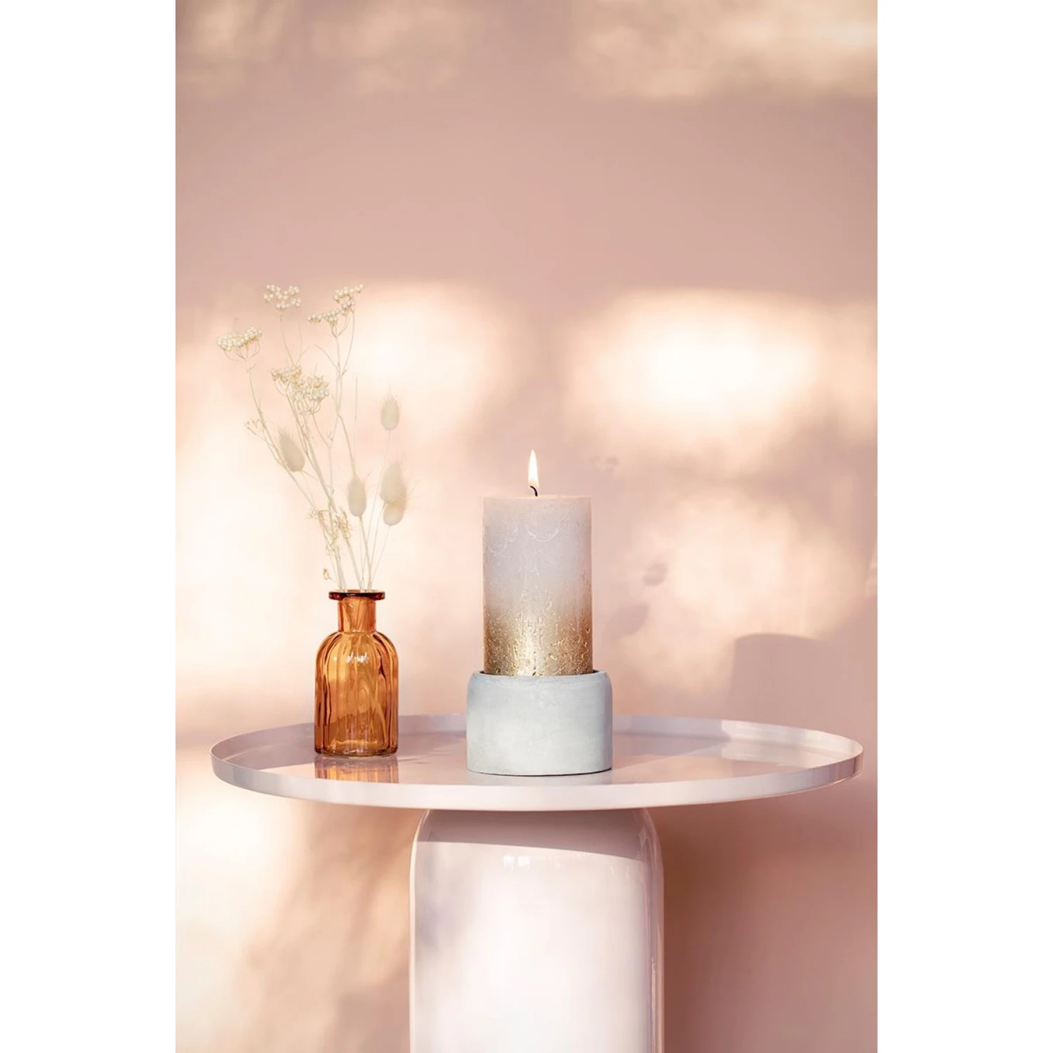 Bolsius Sunset Stompkaars Fading Parel-Champagne80x68 Mm 6 Bolsius Sunset Stompkaars Fading Parel-Champagne80x68 Mm - Afbeelding 4