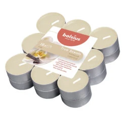 Bolsius True Scents Geurtheelichten Vanille 18stuks