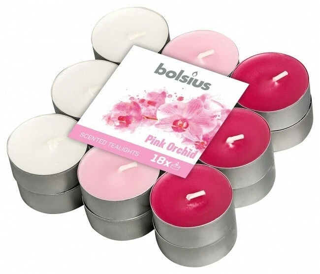 Bolsius Geurtheelicht Multi Colour Brick 18 Orchid 3 Bolsius Geurtheelicht Multi Colour Brick 18 Orchid