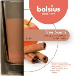 Bolsius True Scents Geurglas 95/95 Pple Cinnamon