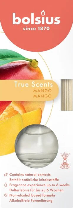 Bolsius True Scents Geurverspreider 45ml Mango