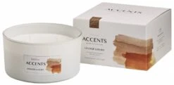 Bolsius Accents Scented Glass MultiwickLounge Luxury OP=OP -Bolsius 1020253204601