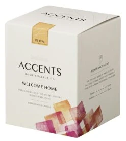 Bolsius Accents Scented Glass Welcome Home OP=OP -Bolsius 102025330429