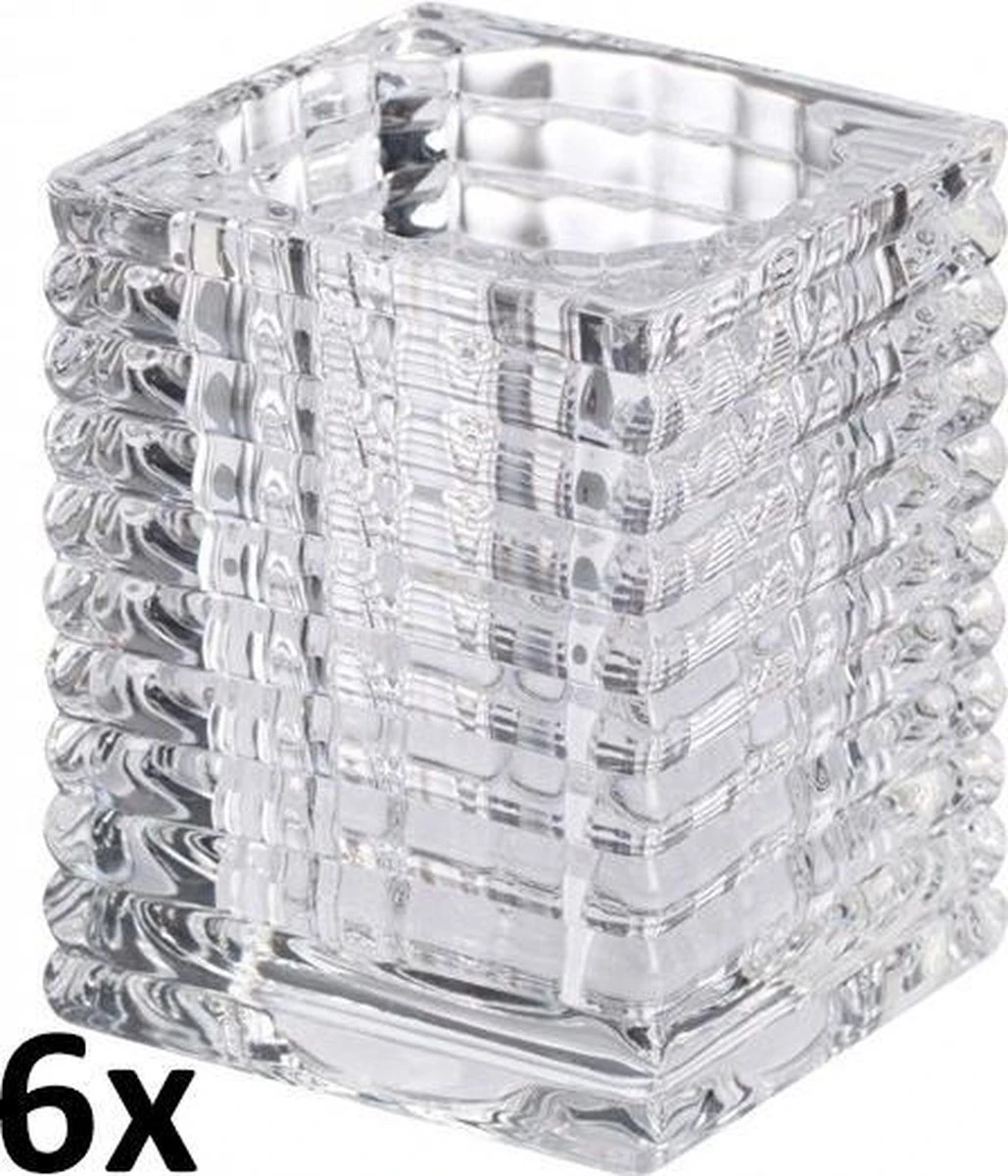 6 Stuks Bolsius Relight Refill Kaarsen Glas Ribbed 98/96/96 3 6 Stuks Bolsius Relight Refill Kaarsen Glas Ribbed 98/96/96