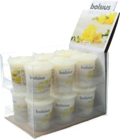 Bolsius Geurkaars Freesia Mega Pack Blister 12 Stuks