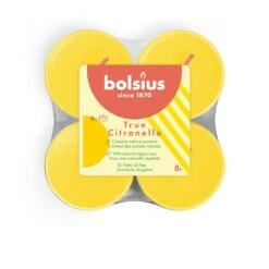Bolsius True Citronella Maxilicht 8 Stuks