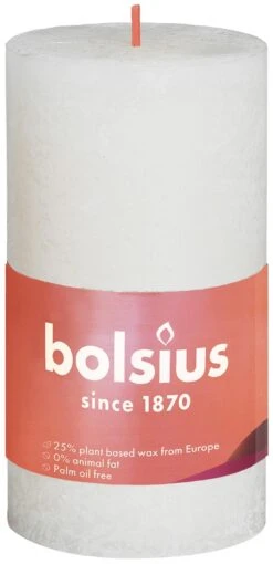 Bolsius Shine Rustiekkaars 100/50 Soft Pearl