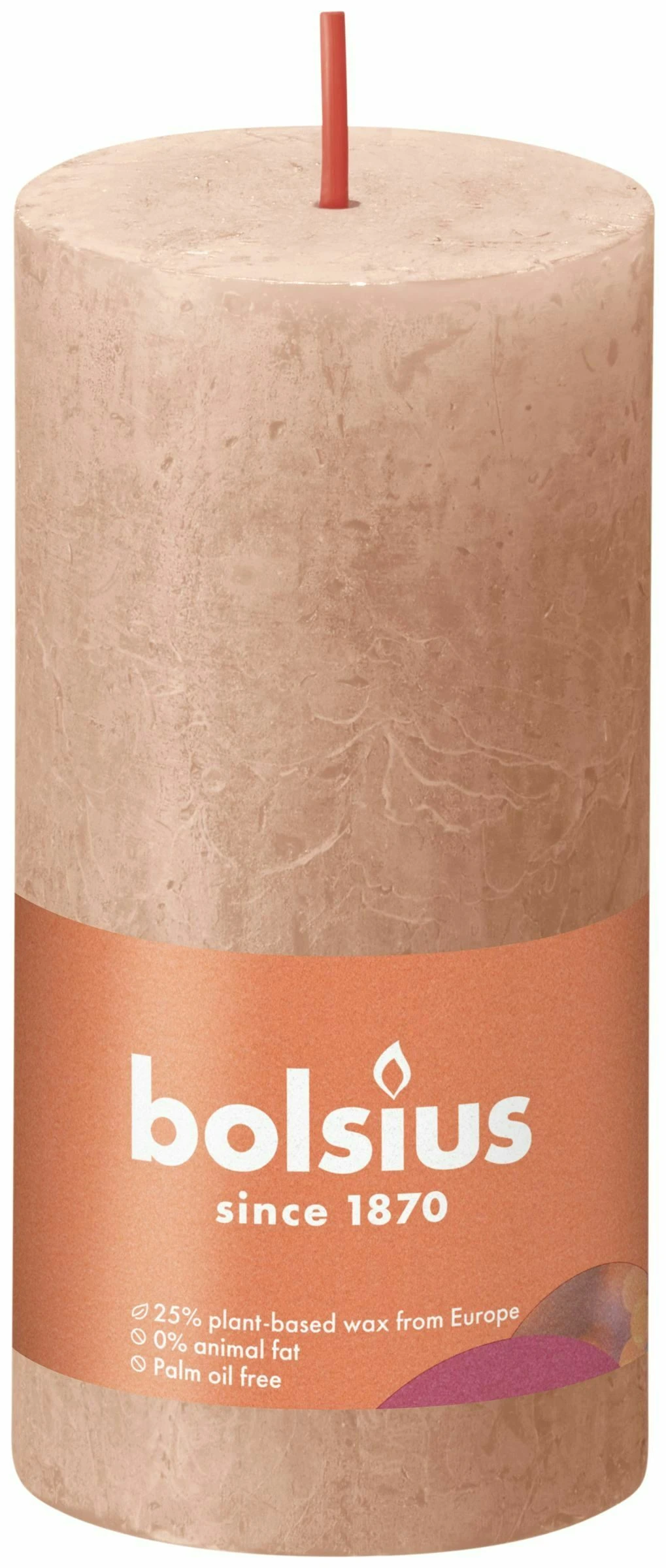 Bolsius Shine Rustiekkaars 100/50 Creamy Caramel 3 Bolsius Shine Rustiekkaars 100/50 Creamy Caramel