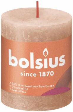Bolsius Shine Rustiekkaars 80/68 Creamy Caramel