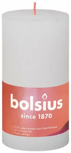 Bolsius Shine Rustiekkaars 130/68 Cloudy White