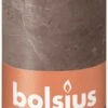 Bolsius Shine Rustiekkaars 130/68 Rustic Taupe -Bolsius 103668790324
