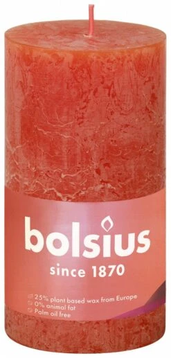 Bolsius Shine Rustiekkaars 130/68 Earthy Orange