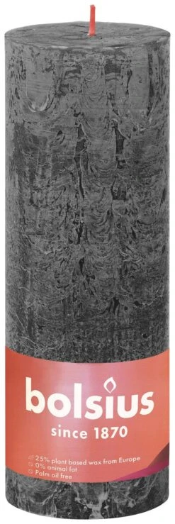 Bolsius Shine Rustiekkaars 190/68 Stormy Grey
