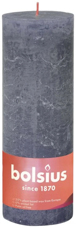Bolsius Shine Rustiekkaars 190/68 Twilight Blue