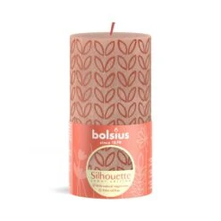 Bolsius Silhouette Rustiekkaars 130/68 Misty Pink