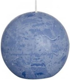 Bolsius Rustiek Bolkaars Ø 80 Jeans Blauw