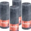 Bolsius - Rustieke Kaars - 4 Stuks - Donker Blauw - Slate Blue - 19cm 1 Bolsius - Rustieke Kaars - 4 Stuks - Donker Blauw - Slate Blue - 19cm -Bolsius 1072x1200