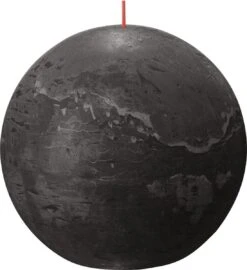Bolsius Antraciet Rustiek Bolkaars Ø 145 Mm (90 Uur) Eco Shine Stormy Grey