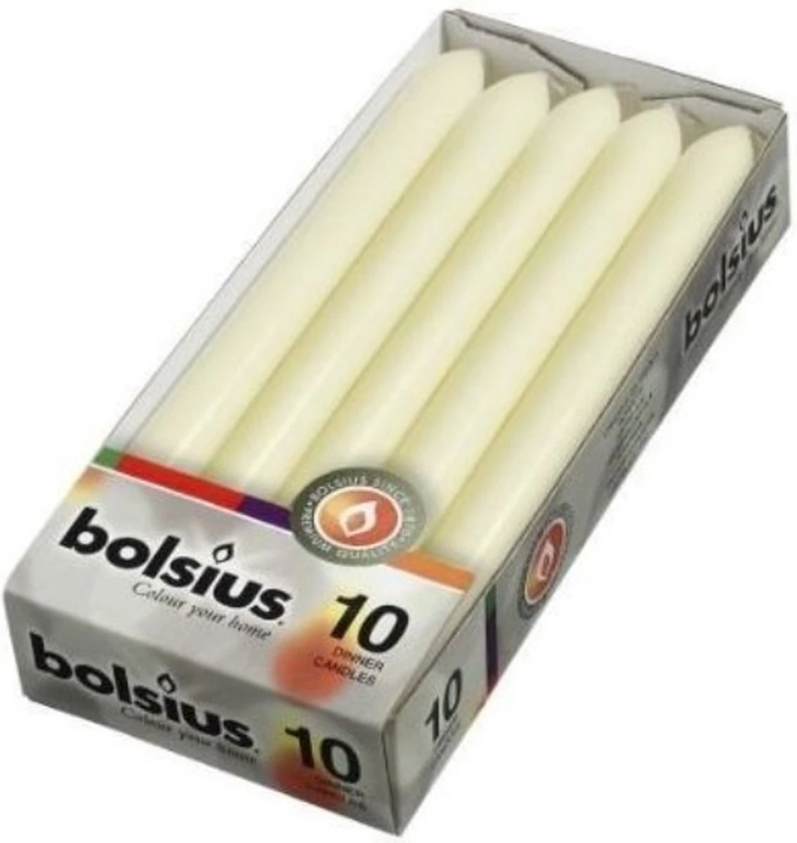 Bolsius Kbo Dinerkaarsen Ivoor 3 Bolsius Kbo Dinerkaarsen Ivoor