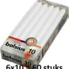 Bolsius - 60 Dinerkaarsen - Wit - 23cm 1 Bolsius - 60 Dinerkaarsen - Wit - 23cm -Bolsius 1138x1200