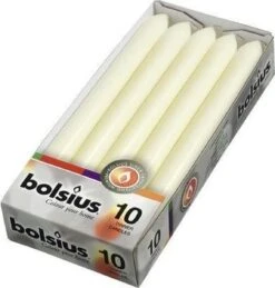 Bolsius Dinerkaarsen -23x2cm- Wit - 10 St -Bolsius 1146x1200 2