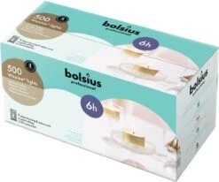 Bolsius | Waxinelichtjes | 500 Stuks