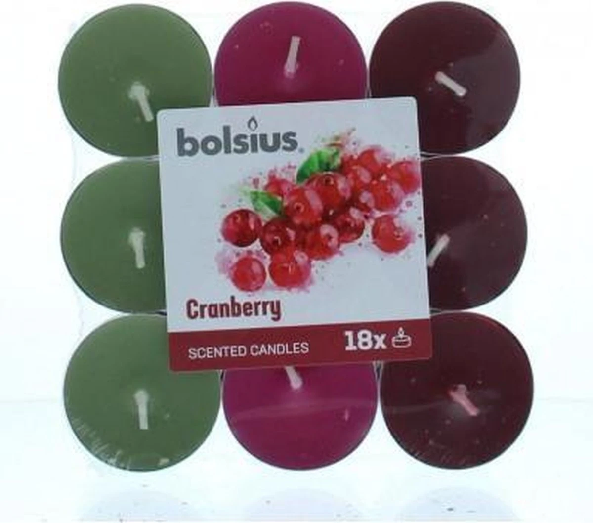 Bolsius Geurtheelicht 4u 18 Stuks Cranberry 5 Bolsius Geurtheelicht 4u 18 Stuks Cranberry - Afbeelding 3