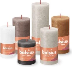 Bolsius - Rustieke Kaarsen Set - New Neutrals -Bolsius 1200x1116