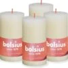 Bolsius - Rustieke Kaars - 4 Stuks - Ivoor - 13cm - Paasdecoratie