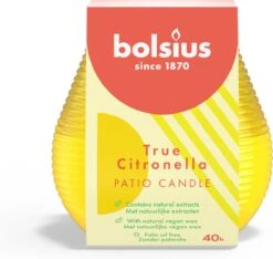 Bolsius - 6 Geurkaarsen - Citronella - Buitenkaars - Geel -Bolsius 1200x1137 1