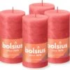 Bolsius - Rustieke Kaars - 4 Stuks - Roze - 13cm 2 Bolsius - Rustieke Kaars - 4 Stuks - Roze - 13cm -Bolsius 1200x1138
