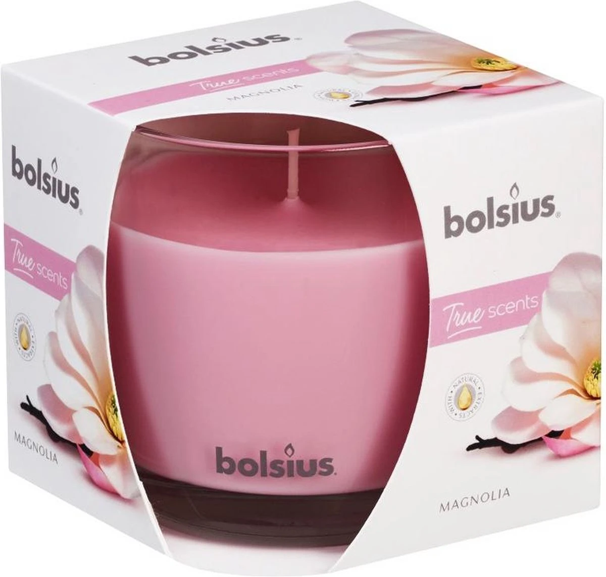 Bolsius Kaarsen - Rustieke Geurkaarsen Set - Mango, Magnolie, Granaatappel | Voordeelset 4 Bolsius Kaarsen - Rustieke Geurkaarsen Set - Mango, Magnolie, Granaatappel | Voordeelset - Afbeelding 2