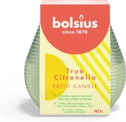 Bolsius - 6 Geurkaarsen - Citronella - Buitenkaars - Groen -Bolsius 1200x1158