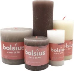 Bolsius Rustiek Stompkaars Basic Mix -Bolsius 1200x1163