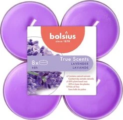 Bolsius Maxi Waxinelichtjes True Scents Lavendel 8 Stuks -Bolsius 1200x1173 1