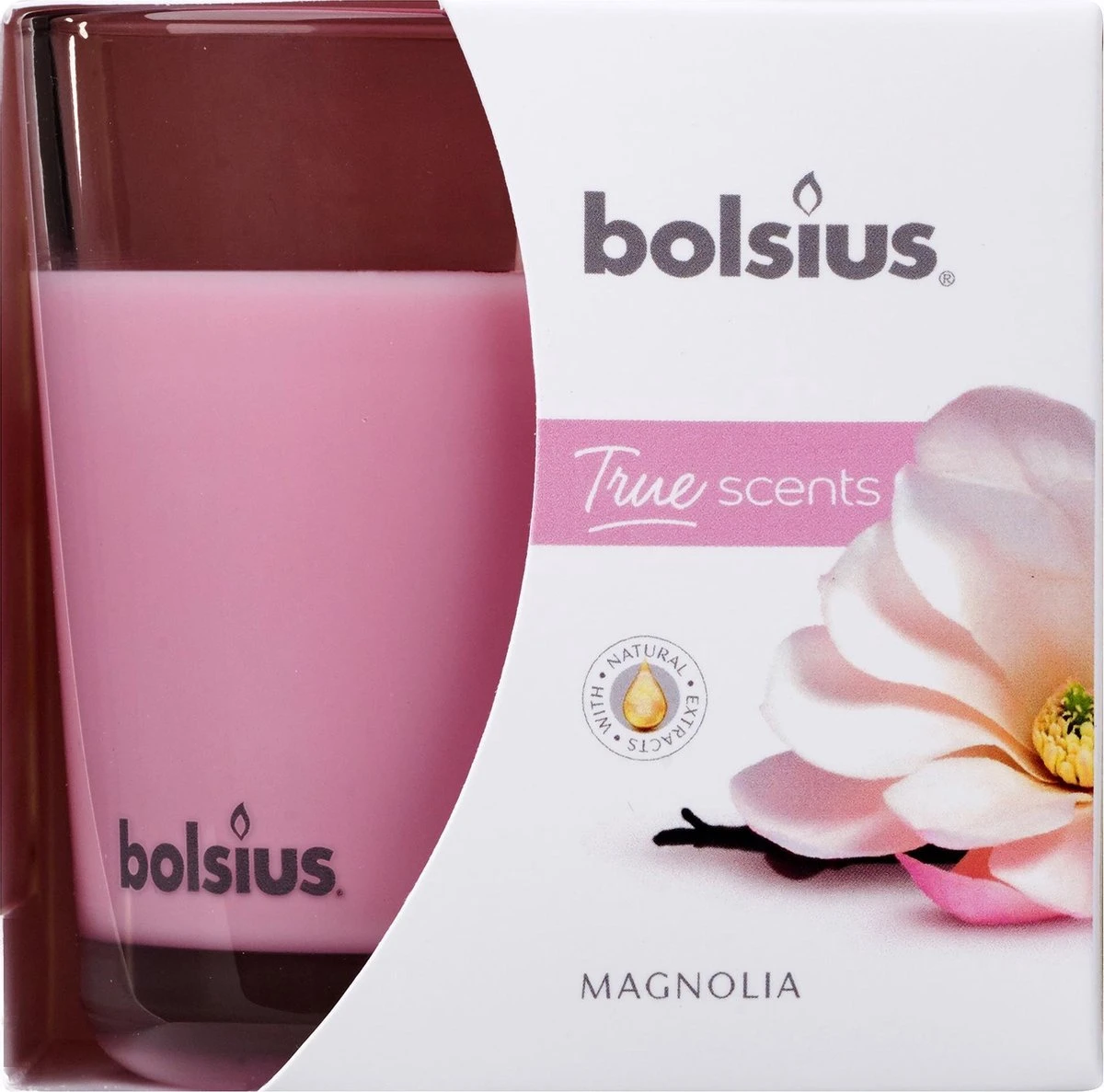 Bolsius Geurkaars True Scents Magnolia - 9.5 Cm / ø 9.5 Cm 4 Bolsius Geurkaars True Scents Magnolia - 9.5 Cm / ø 9.5 Cm - Afbeelding 2