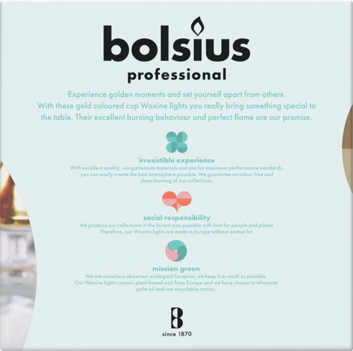 Bolsius | Waxinelichtjes | 500 Stuks 8 Bolsius | Waxinelichtjes | 500 Stuks - Afbeelding 6