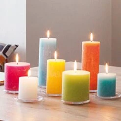 8 Stuks Bolsius Oker Geel Rustiek Stompkaarsen 100/50 (25 Uur) -Bolsius 1200x1200 115