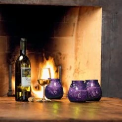 6 Stuks Bolsius Twilights Fuchsia Glazen Kaarsen 104/99 (70 Uur) -Bolsius 1200x1200 25