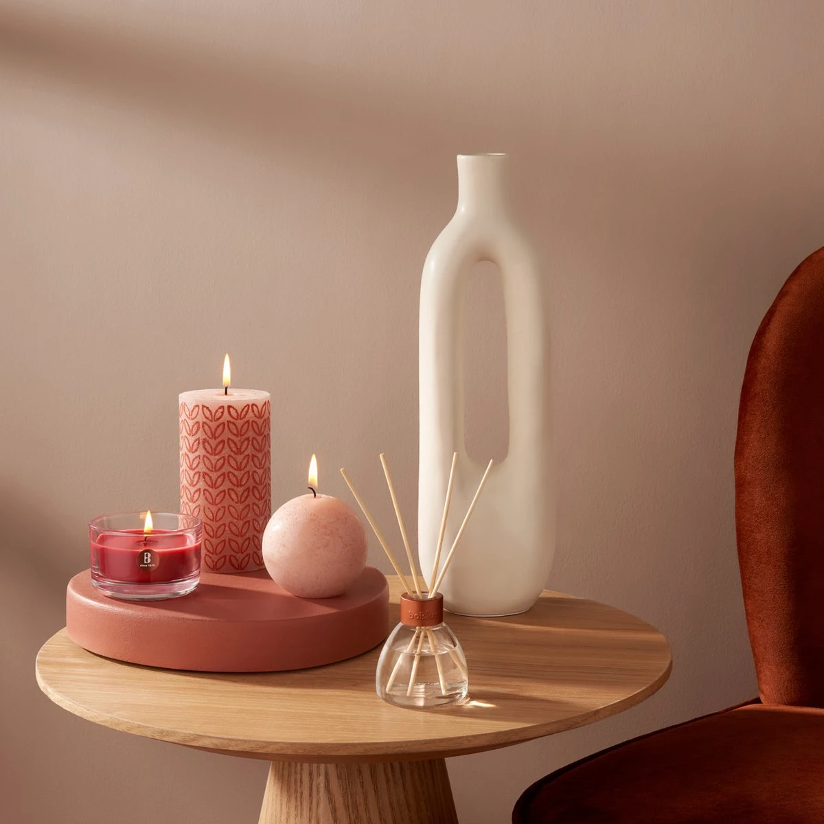 Bolsius - Kaarsen En Geur Set - Giftset - Fruit Splash - Moederdag 4 Bolsius - Kaarsen En Geur Set - Giftset - Fruit Splash - Moederdag - Afbeelding 2