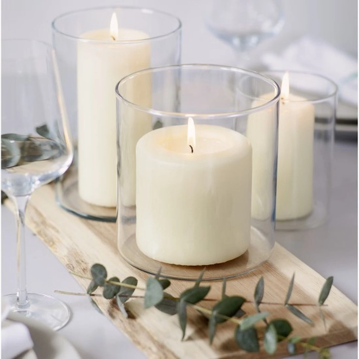 Stompkaarsen Bolsius - 100x48mm - Kleur Wit - Stompkaarsen - Bolsius 5 Stompkaarsen Bolsius - 100x48mm - Kleur Wit - Stompkaarsen - Bolsius - Afbeelding 3