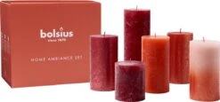 Bolsius - Rustieke Kaarsen Set - Cosy Reds 8 Bolsius - Rustieke Kaarsen Set - Cosy Reds -Bolsius 1200x560 3