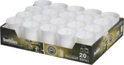 80 Stuks Bolsius ReLight Kaars In Witte Houder 64/50 (24 Uur) -Bolsius 1200x633