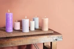 Bolsius Stompkaars Delicate Red Ø68 Mm - Hoogte 13 Cm - Rood - 60 Branduren -Bolsius 1200x800 6